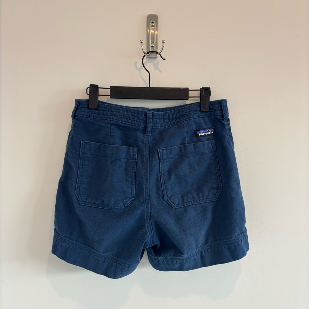 Patagonia Women's Dark Blue Cotton Utility Shorts